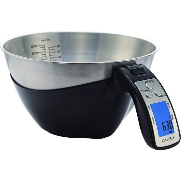 Digital Kitchen Food Scale Measuring Bowl LED Display by Camry - Picture 13 of 13